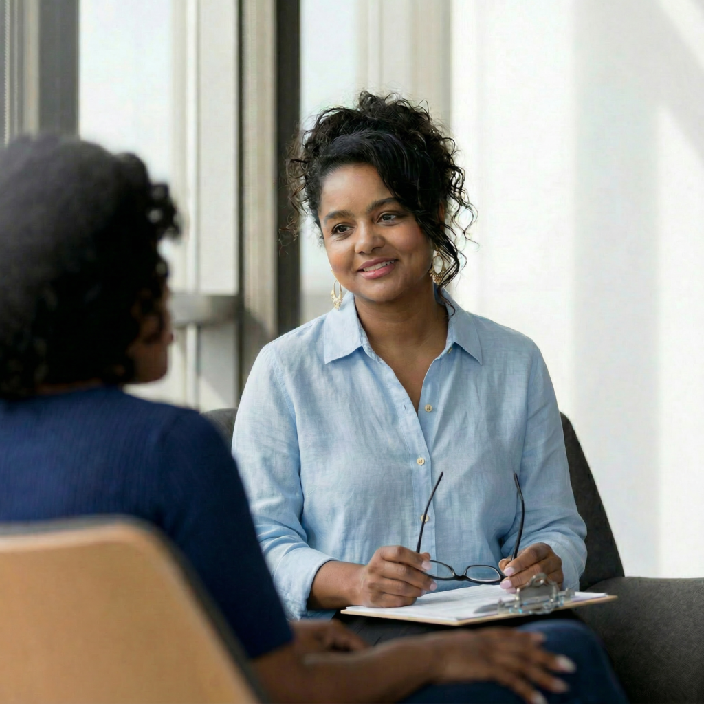 Consultation d'hypnothérapie et thérapie brève en cabinet à Belfort avec Resika Narain